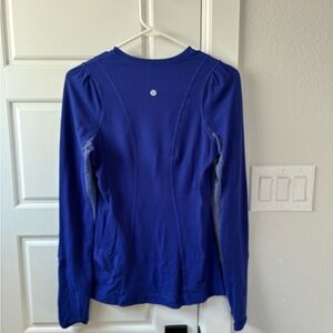 lululemon athletica Long Sleeve Performance Top - Royal Blue